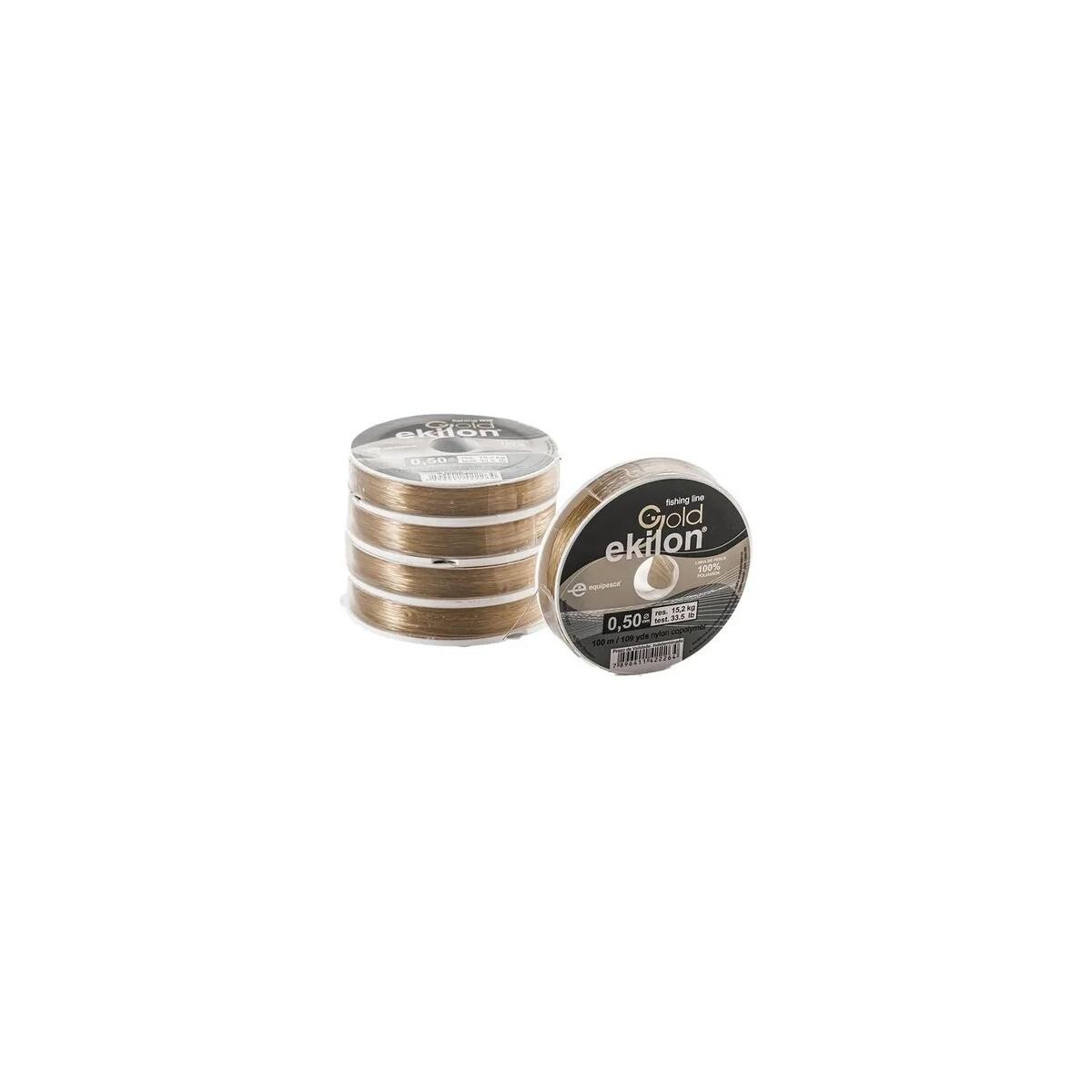 Linha de Nylon 0,50mm Dourada Ekilon – Alta Resistência