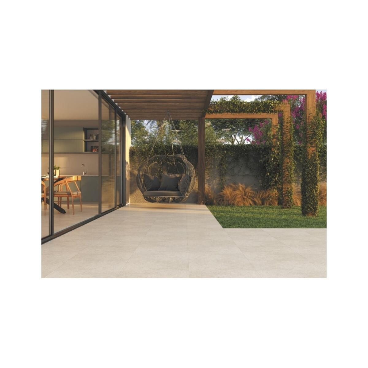 Piso Angelgres 60x60 Hd Atrio Beige Acetinado Retificado