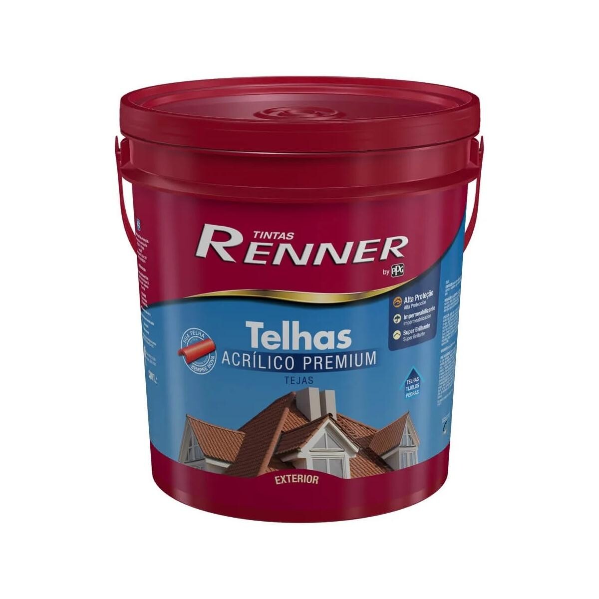 Tinta para Telha Renner Brilhante Cerâmica 18l