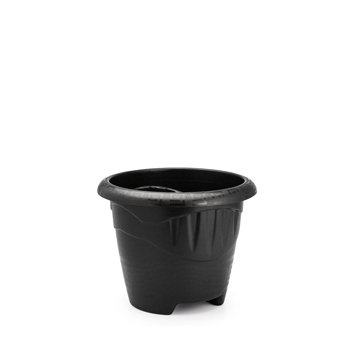 Vaso Redondo 5 Litros Ecovaso Preto Médio para Plantas