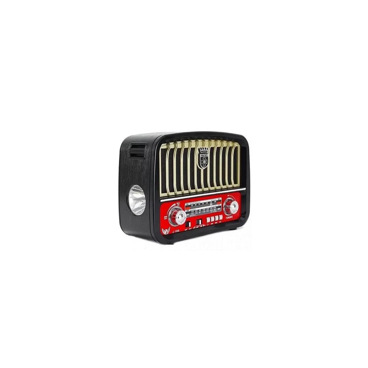 Rádio Portátil Am/fm Ltomex Jd-108 Compacto Bivolt