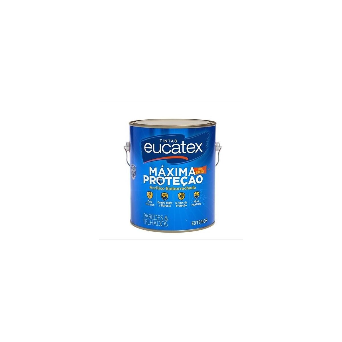 Tinta Emborrachada Euc Max Proteção Fosco Branco 3,6lts