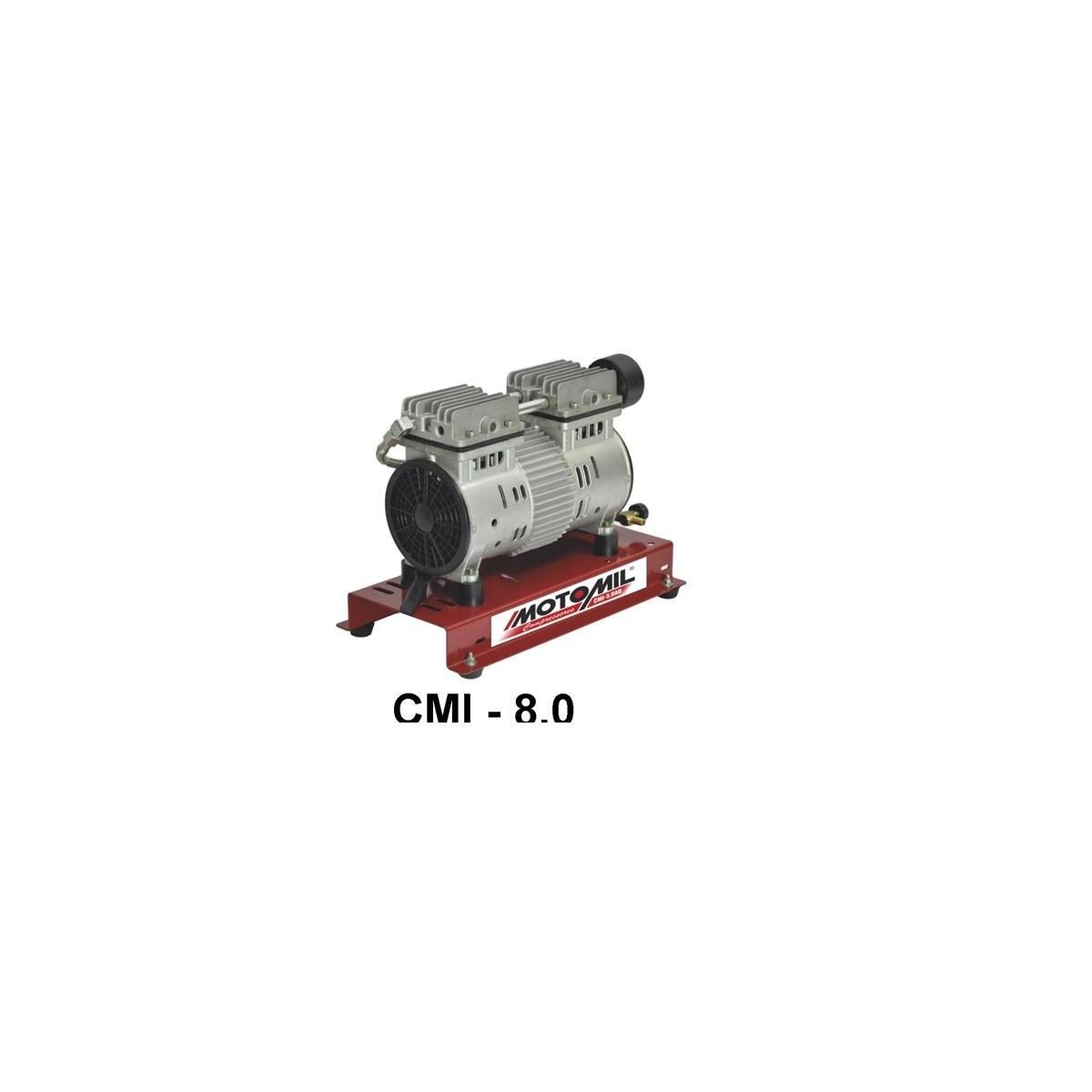 Compressor de Ar Motomil Cmi-8,0ad Isento de óleo 1350w - Alcance 100m