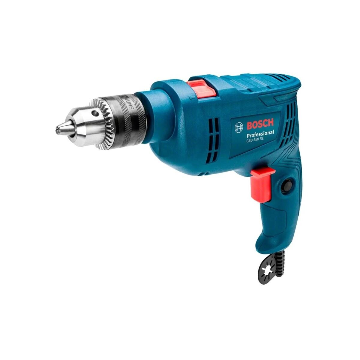 Furadeira de Impacto Bosch Gsb 550 550w Profissional