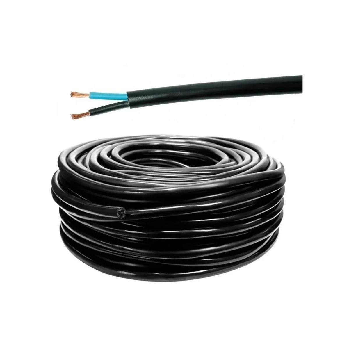 Fio Cabo Pp 2,25mm Flexível para Instalações Elétricas
