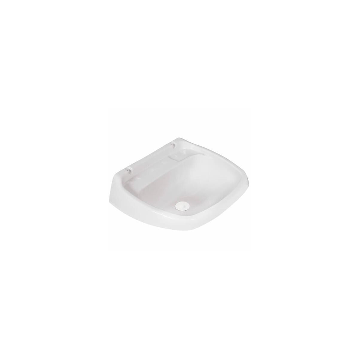 Lavatório Pvc Grande Branco Metasul - Instalação Fácil