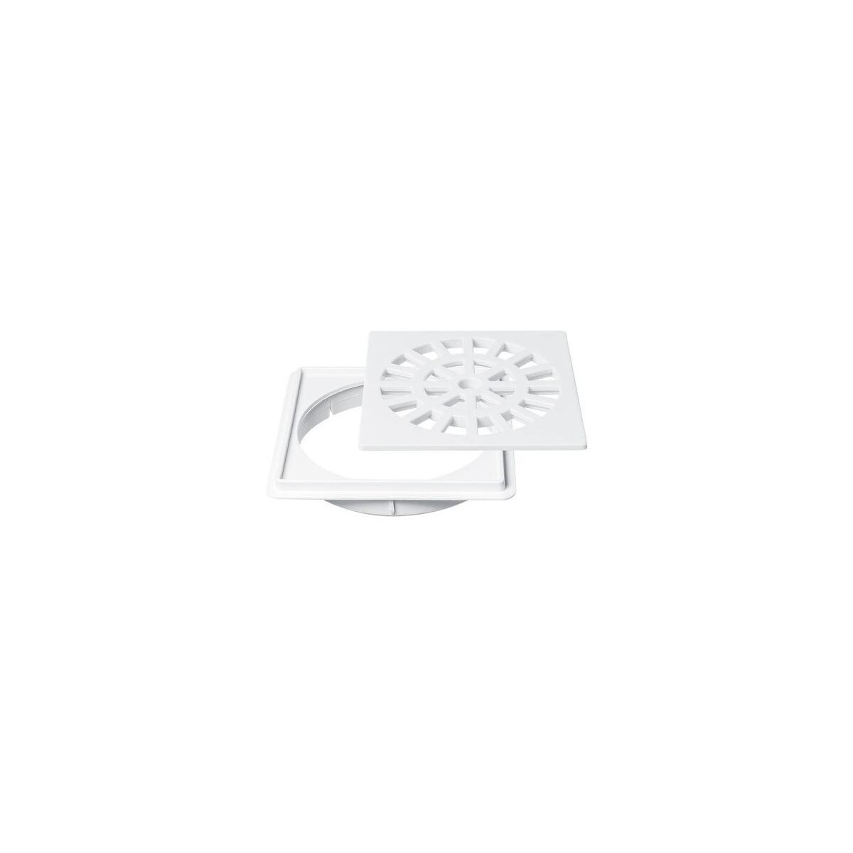 Conjunto Grelha Quadrada Caixa Sifonada 150mm Herc Durável