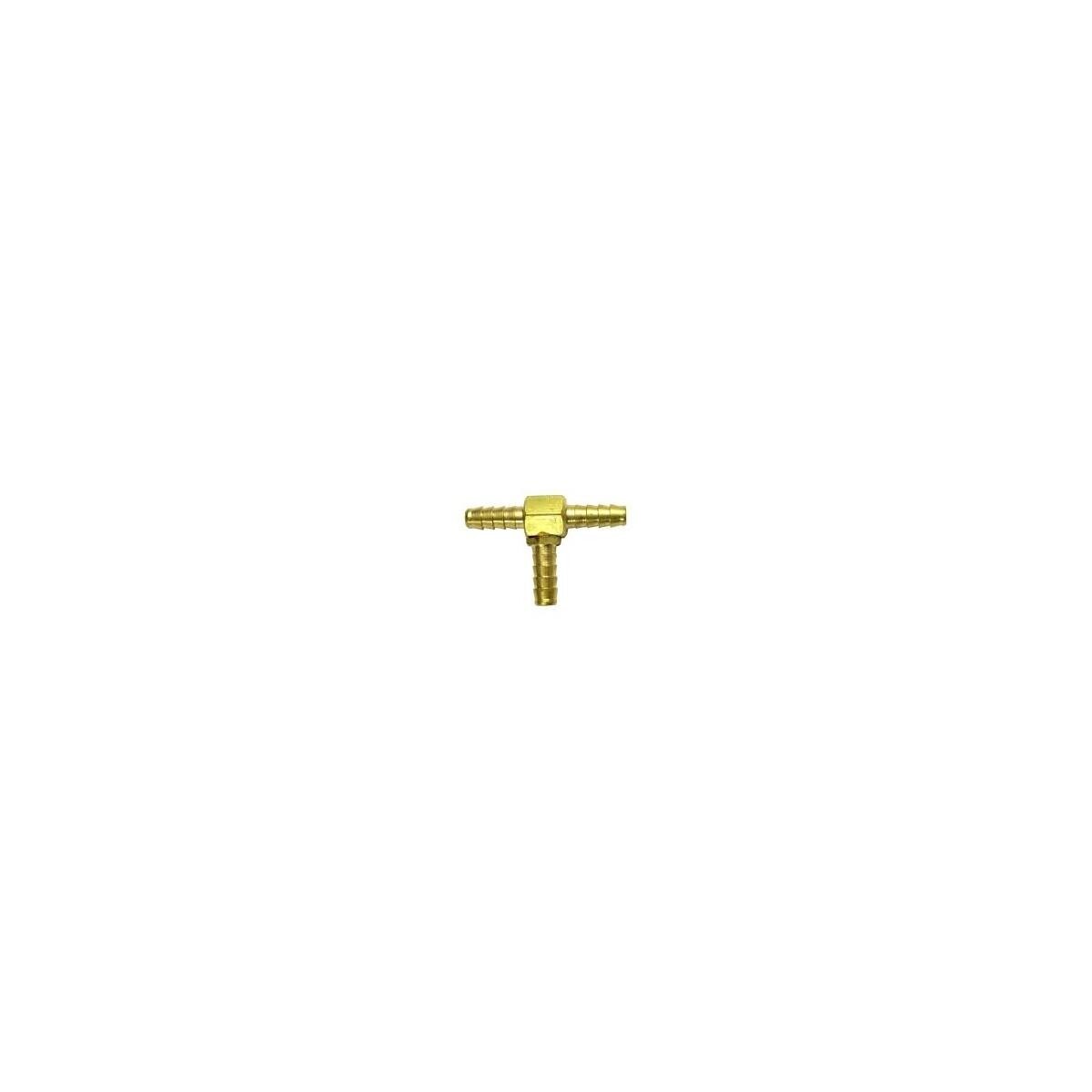 Emenda Tipo T 3/8" para Mangueira Ar Comprimido Conexão Rápida