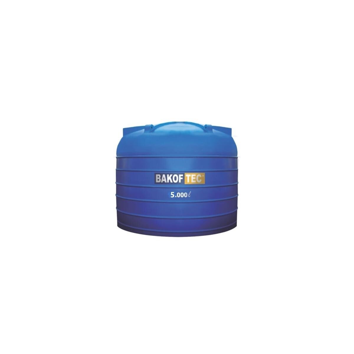 Tanque água Polietileno 5000l Baixa Bakof C/ Tampa Clic