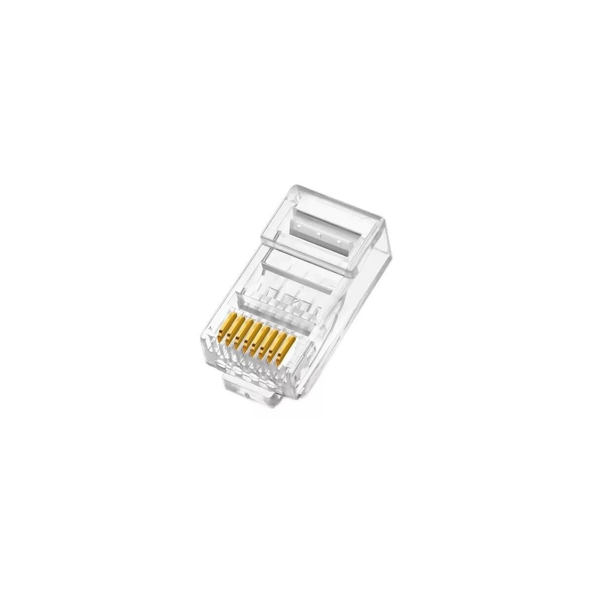 Conector Rj45 8 Vias Blindado Cat6 para Centro de Dados