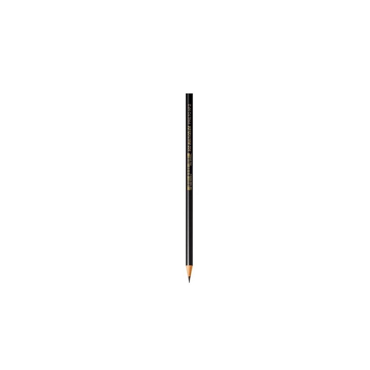 Lápis Preto N°2 Sextavado Super Eco Faber-castell Grafite Escolar