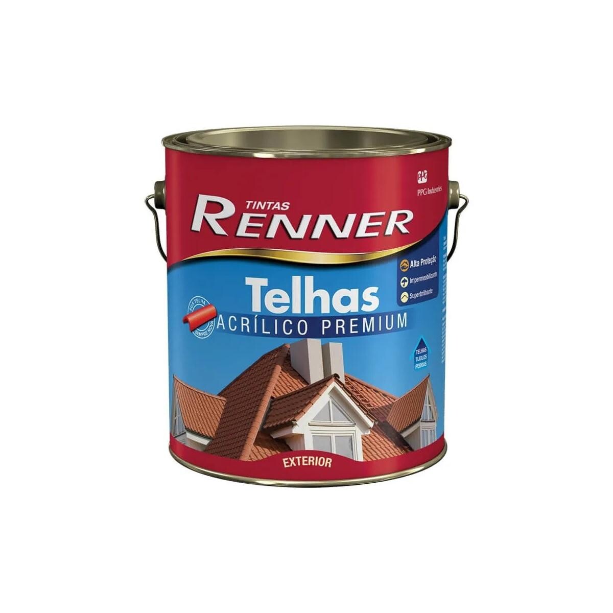 Tinta Telha Renner Brilhante Cerâmica 3,6l