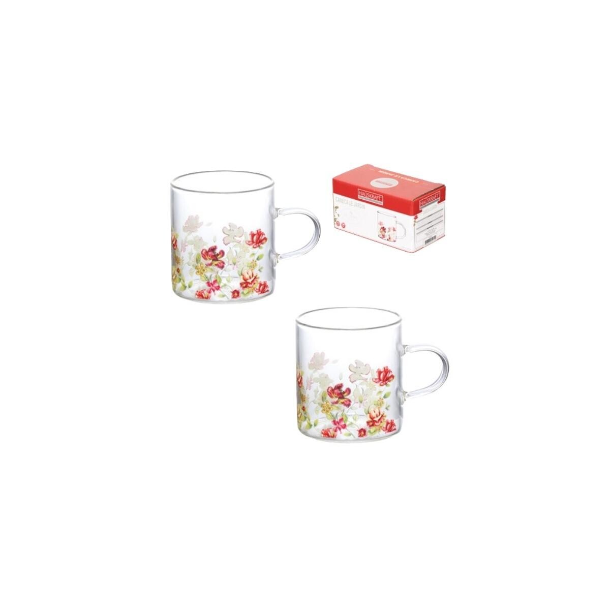 Becker de Boro Le Jar 125ml, Alta Resistência, Kit 2 Peças