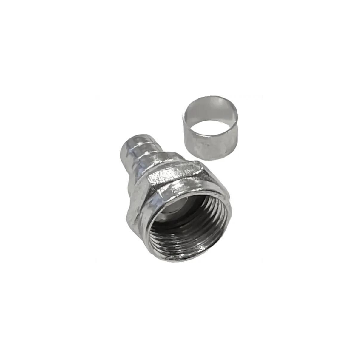 Conector Coaxial Rg59 com Anel de Compressão - Alta Performance