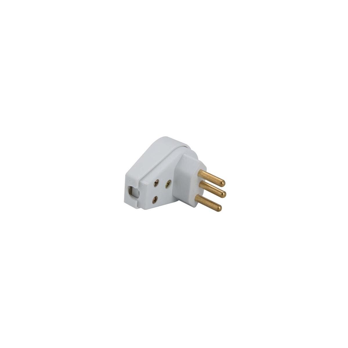 Plug Triângulo Tramontina 2 Pinos + Terra 10a Branco