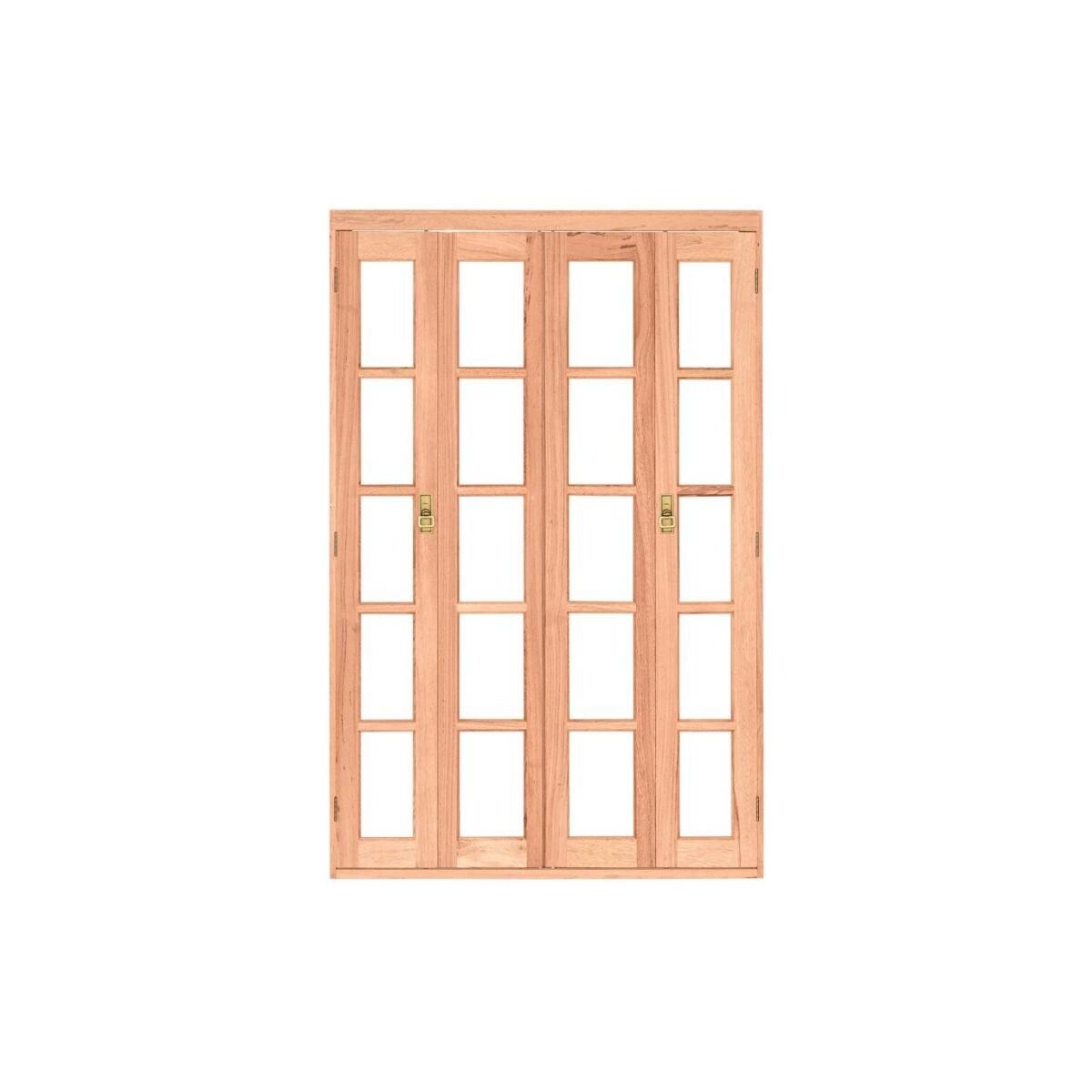 Porta Balcão Alumínio Esel Pe641 Vidro Liso 120x216cm