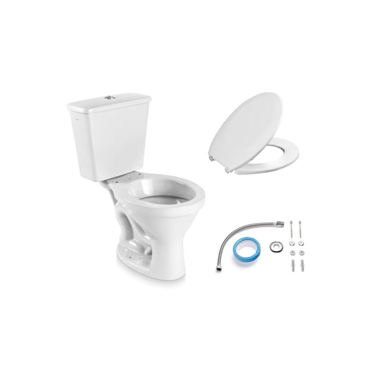 Bacia Sanitária com Caixa Acoplada Fiori Ignis Dual Flush 3/6l Branca