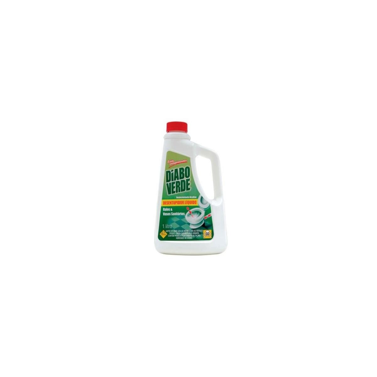 Desentupidor Líquido Diabo Verde 1l: Solução Potente para Tubulações