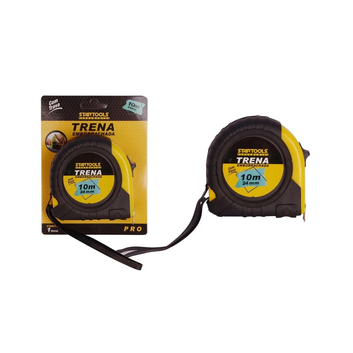 Trena 10 Metros 24mm Emborrachada Profissional