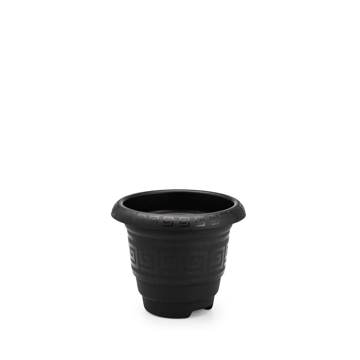 Vaso Redondo Ecoplant 1.7 Litros Preto