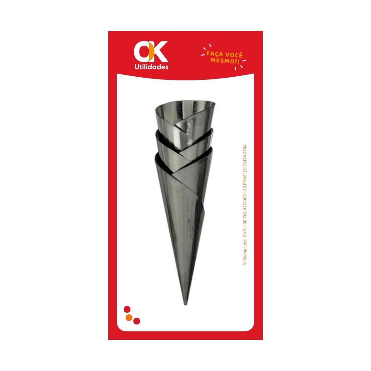 Forma para Canudo Ok Utilidades Robusta para Concreto Tubular