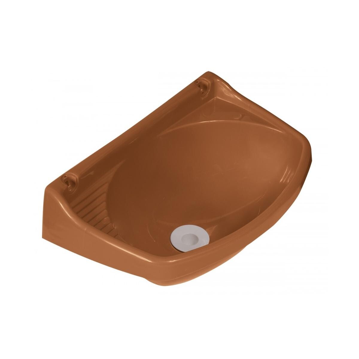 Lavatório Pvc Pequeno Metasul Caramelo - Durável e Prático