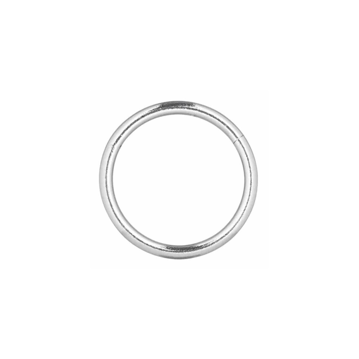 Argola Aço Niquelado 29mm - Conexão Segura para Projetos