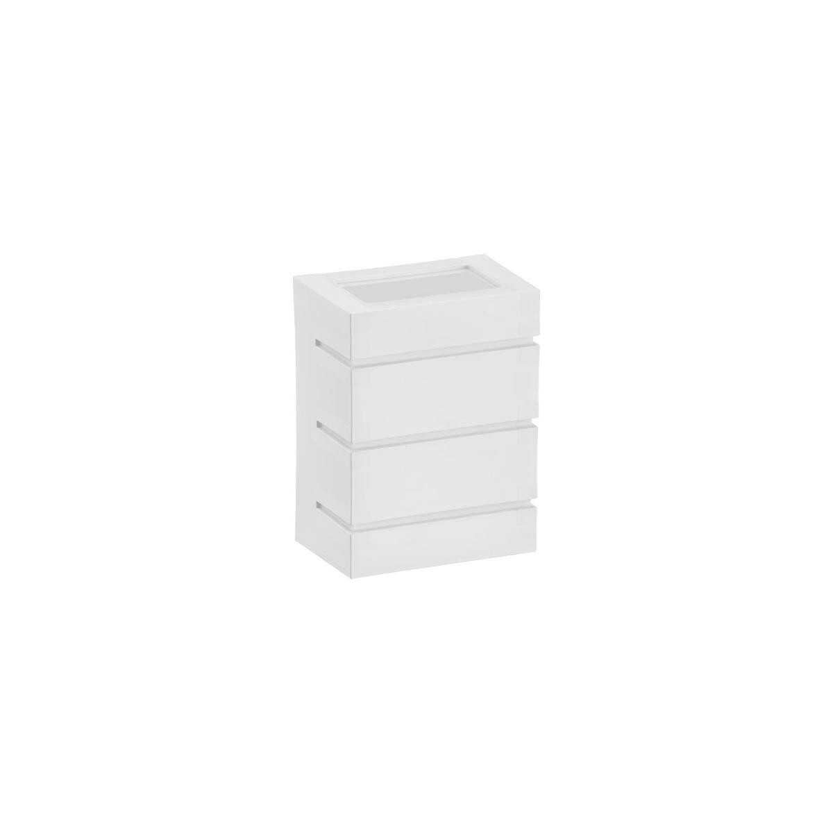 Arandela Injetada Dital Horizontal Branca 15cm - Durável e Confiável