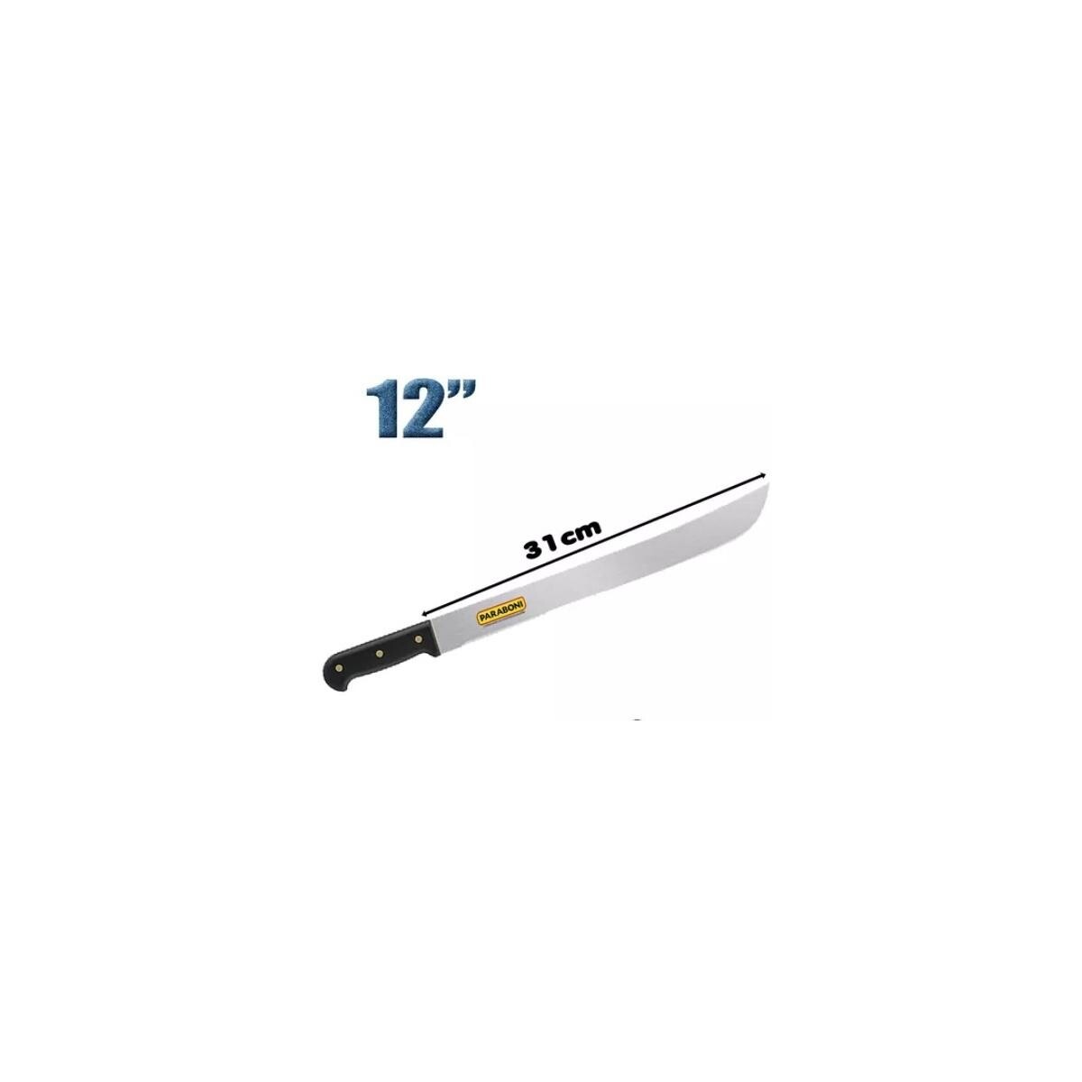 Facão para Mato 12" Cabo Plástico Paraboni 101.323