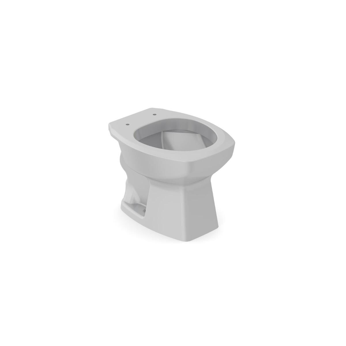 Bacia Convencional Thema Cinza Platina | Vaso Sanitário Durável