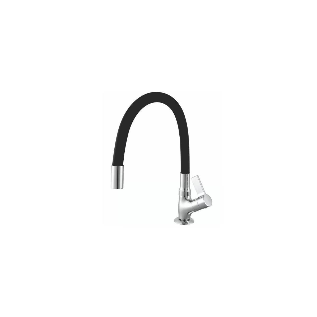 Torneira Cozinha Meber 1173 C36 Balcão Cromado/preto