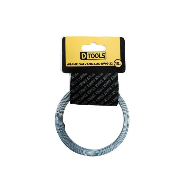 Arame Galvanizado 22 Cartela com 10 Metros - Dtools