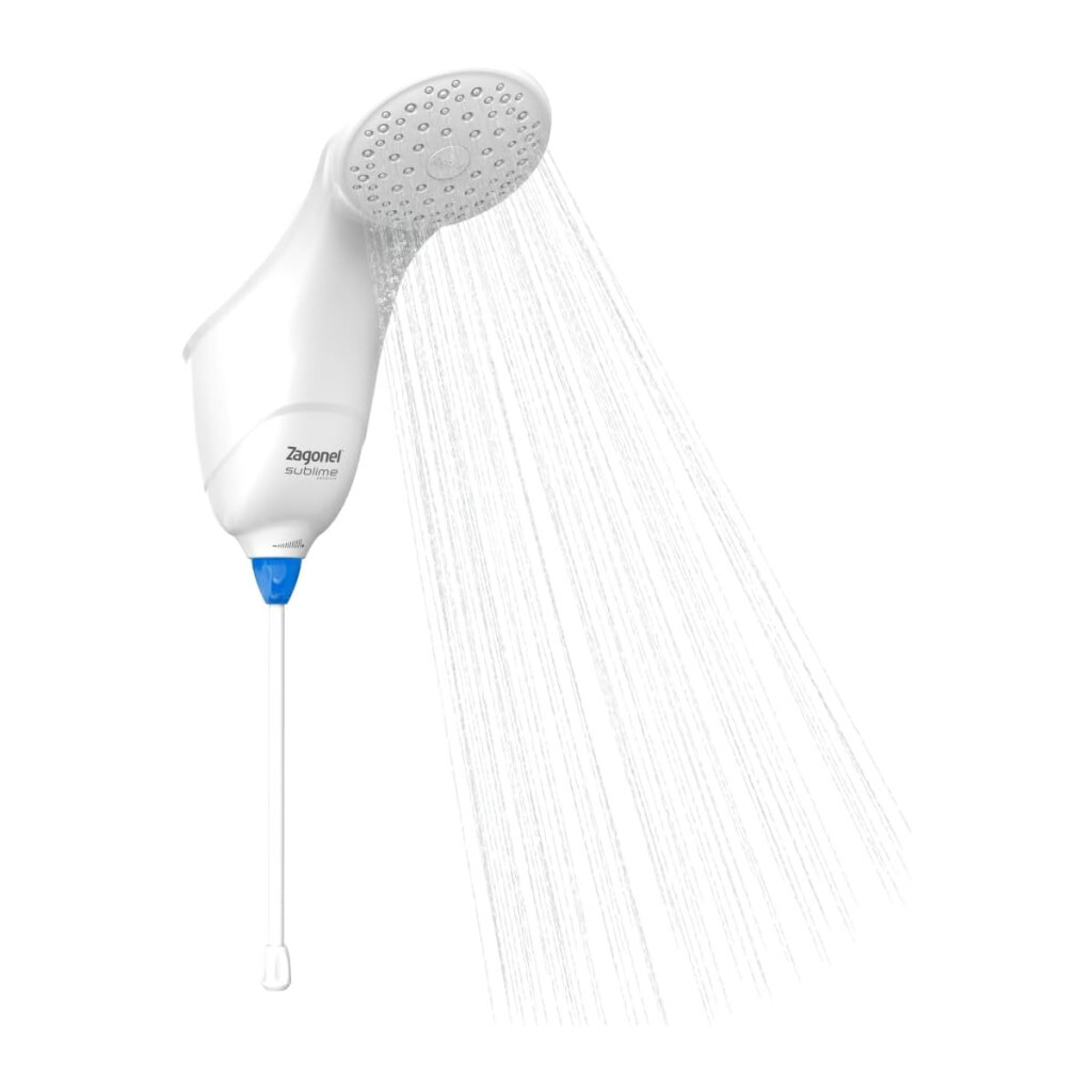 Chuveiro Ducha Eletrônica Sublime 7500w 220v Branco - Zagonel (ref: Dsbel75220br03 / Dsbel75220br)