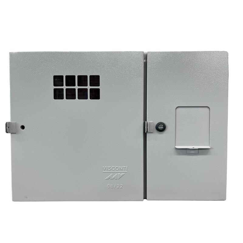 Caixa Medidor Sobrepor Cmp-125 150x450x650 Cinza M. Visconti
