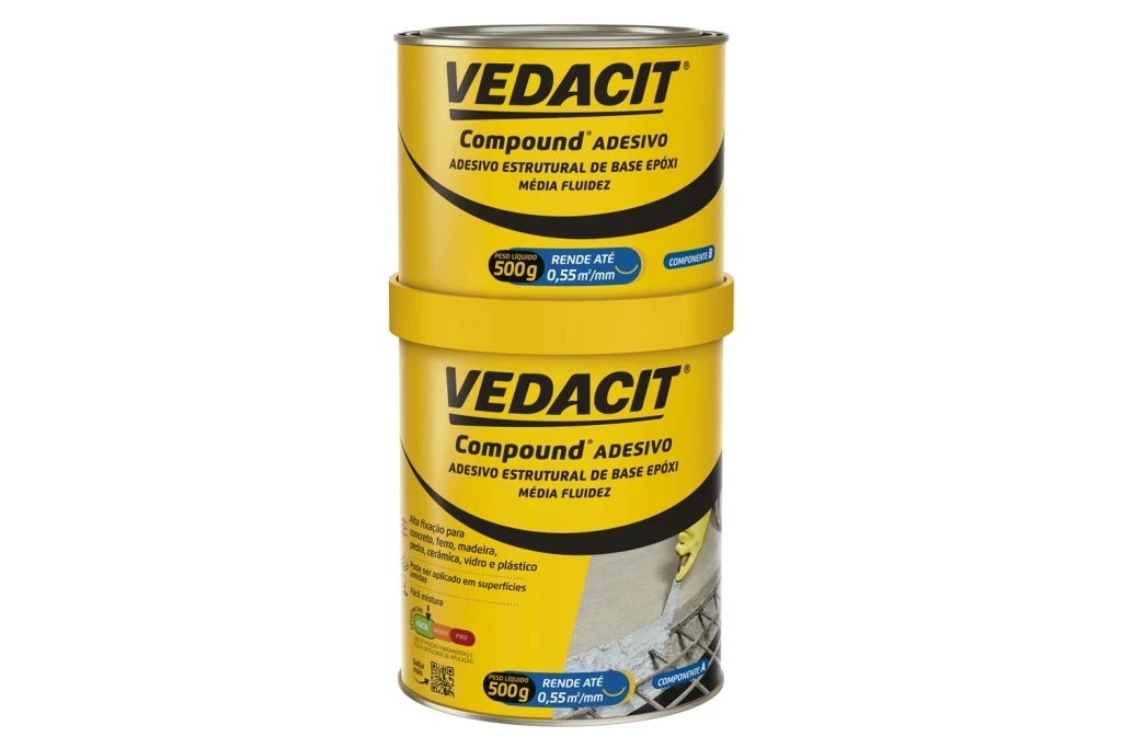 Compound Adesivo Estrutural Vedacit 1kg