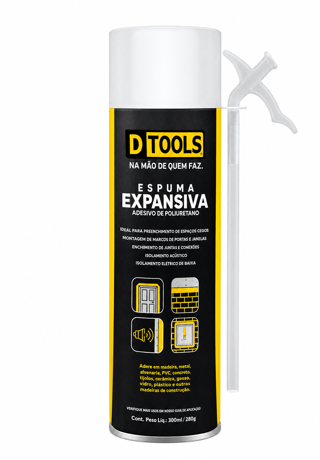 Espuma Expansiva Grande 750ml/740gr