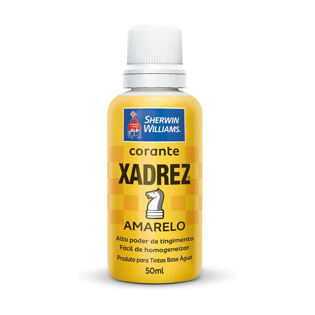 Corante Líquido Xadrez Amarelo 50ml - Sw