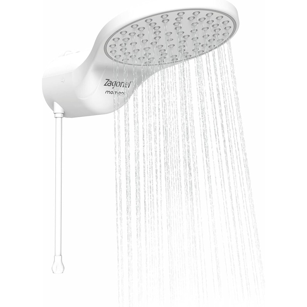 Chuveiro Ducha Eletrônica Moment 7500w 220v Branco - Zagonel (ref: Dmoel75220br03)