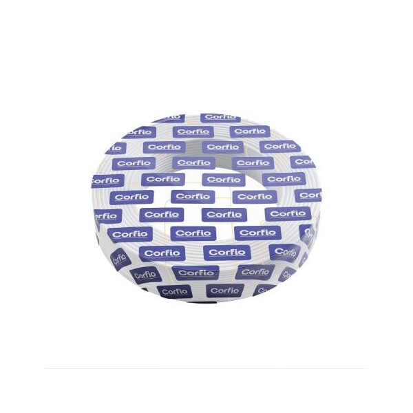 Fio Cabo Flexível 10mm 1kv Branco - 100 Metros - Corfio