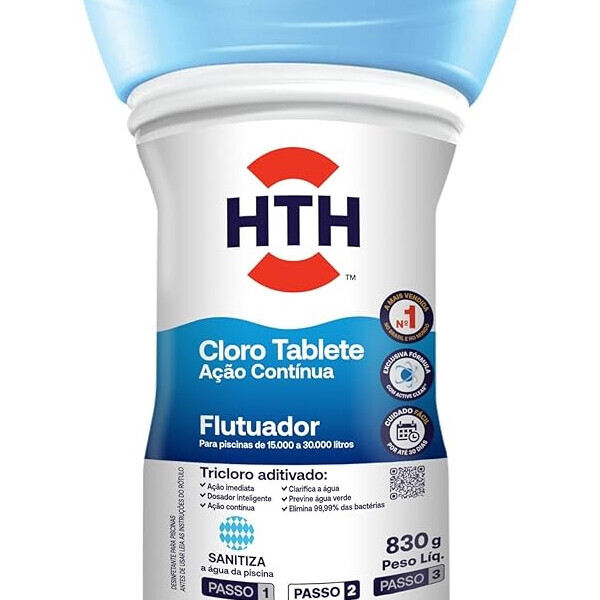 Cloro Flutuador Hth 830gr