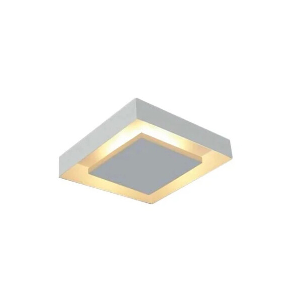 Painel Eclipse Sobrepor Quad 34cm Bco Text (p/ 3 Lamp E27) Itamonte