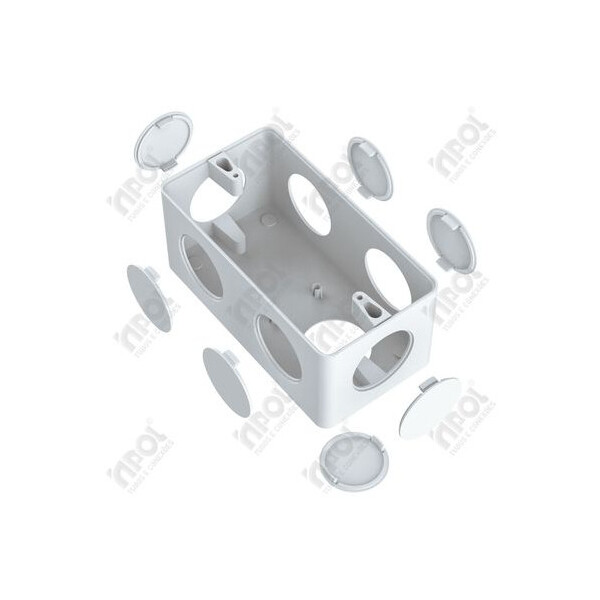 Condulete Caixa 5 Entradas Branco 3/4 Inpol
