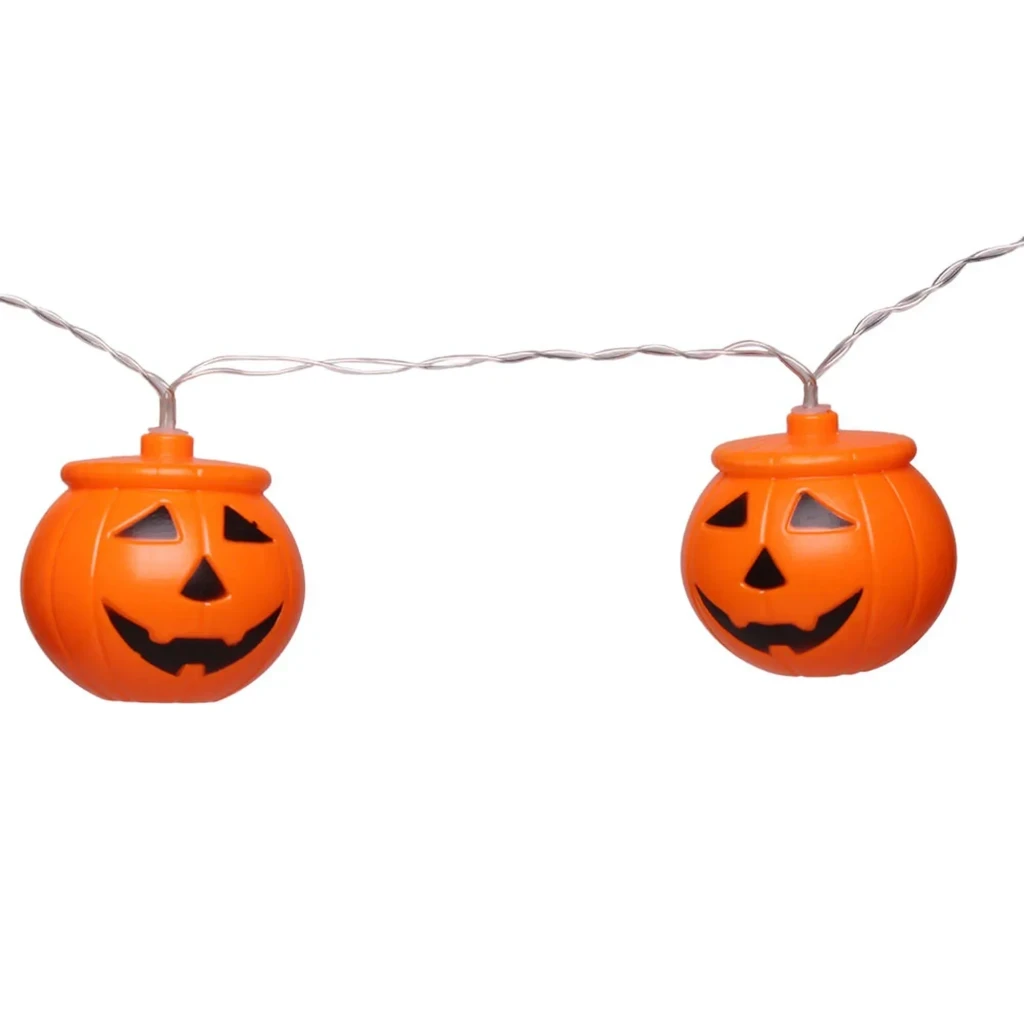 Cordão Halloween Taschibra Led 10 Jack Feliz 2xaa .