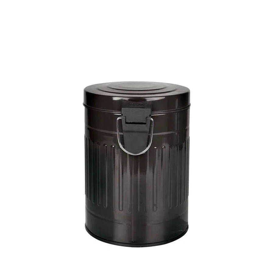 Lixeira Mor Retro Preta 5l