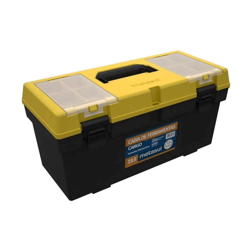Caixa Ferramentas Pvc 19,5" Grande  Pr M