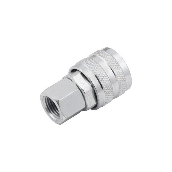 Engate Rapido Femea P/ Ar Comprimido Rosca 1/4 X 1/4 C/ Rolete Vonder
