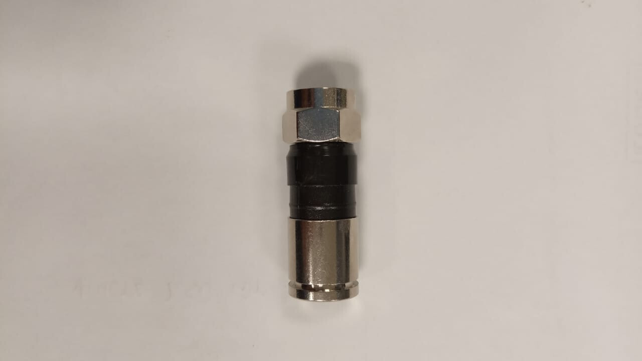Conector P/ Cabo Coaxial Compressao Rg59 Interneed (un) Furo Menor
