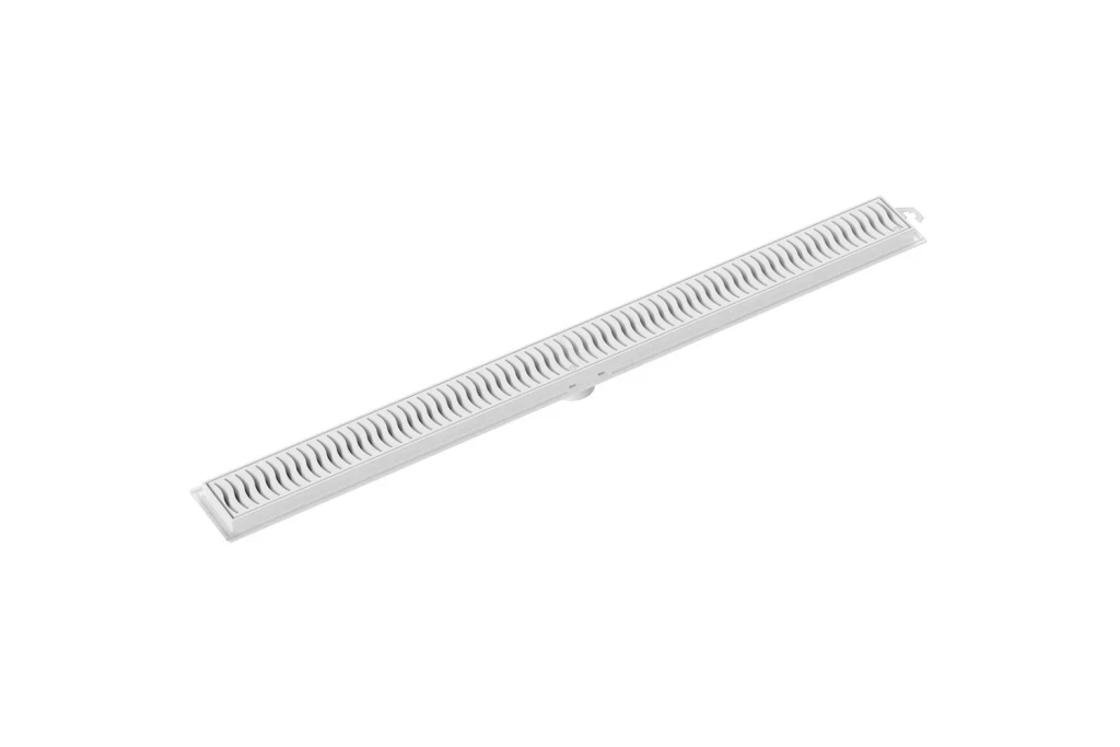 Ralo Linear com Grelha 70cm Branca