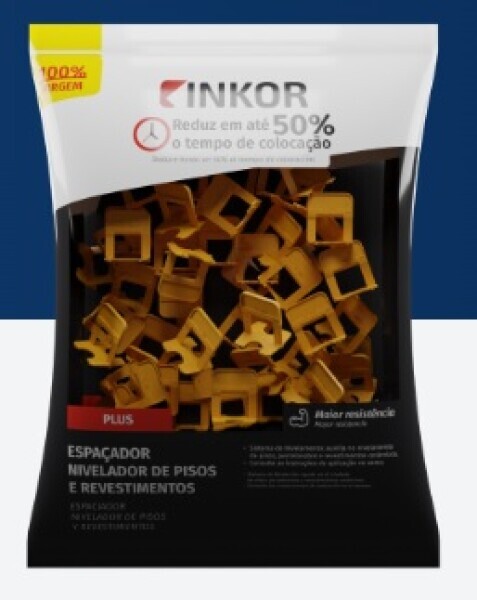 Clips Inkor 3,0mm Plus - Pacote 50 Peças (cunha Larga)