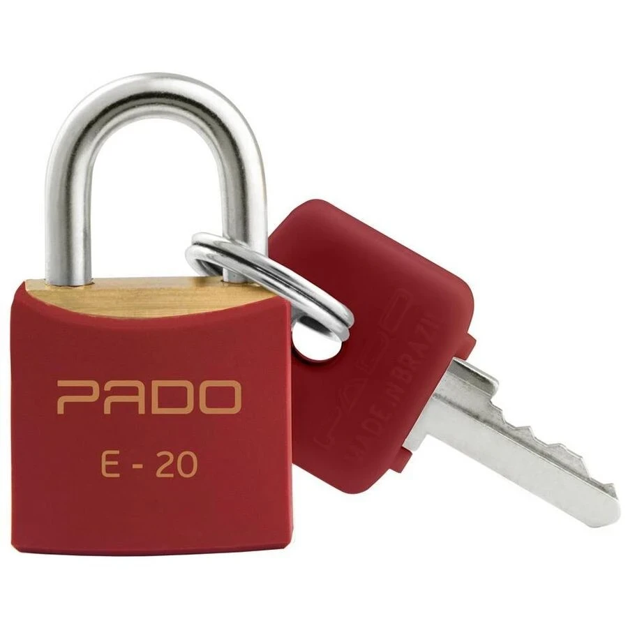 Cadeado Pado 20mm Vermelho